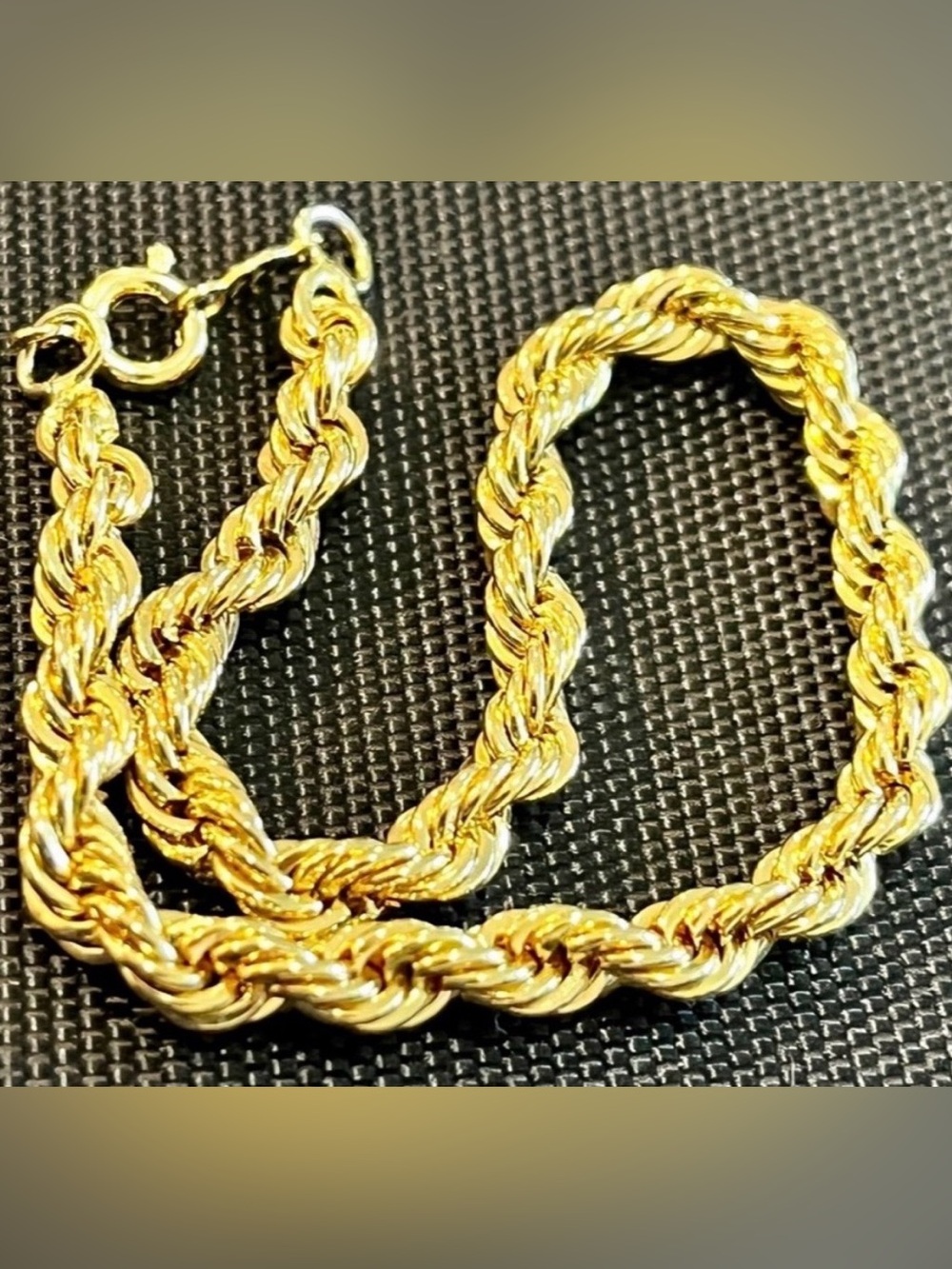 Gold Rope Chain bracelet- Elegant Women's Jewelry